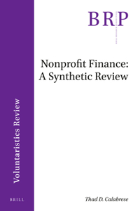 Nonprofit Finance: A Synthetic Review