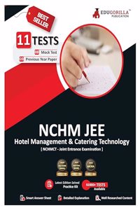 NCHMCT JEE Exam 2023 (English Edition) - 8 Mock Tests and 3 Previous Year Papers (2800 Solved Questions) with Free Access to Online Tests