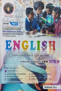 English Text Book For Class 9 By Subhash Dey Edition 2025-26 CBSE AND NCERT Based