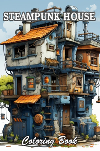 Steampunk House Coloring Book