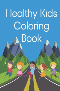Healthy Kids Coloring Book
