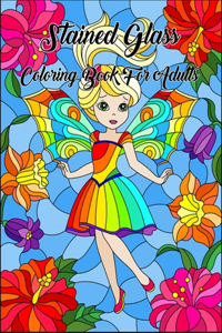 Stained Glass Coloring Book For Adults