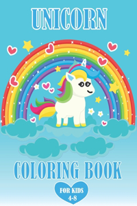 Unicorn Coloring Book For kids 4-8
