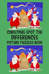 Christmas Spot The Differences Picture Puzzles Book