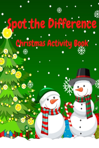 Spot The Difference Christmas Activity Book