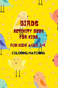 Birds Activity Book For Kids