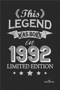 This Legend was born in 1992 LIMITED EDITION