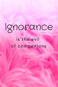 Ignorance is the evil of companions
