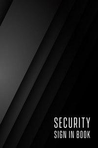 Security sign in book