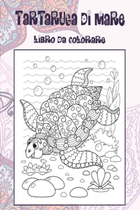 Tartaruga di mare - Libro da colorare