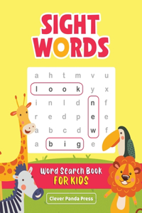 Sight Words Word Search Book for Kids