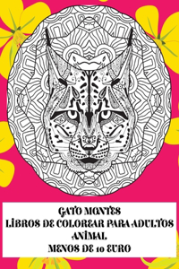 Libros de colorear para adultos - Menos de 10 euro - Animal - Gato montés