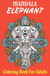 Mandala Elephant Coloring Book For Adults