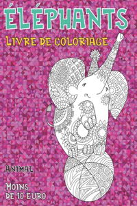Livre de coloriage - Moins de 10 euro - Animal - Éléphants