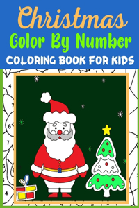 Christmas Color By Number Coloring Book For Kids