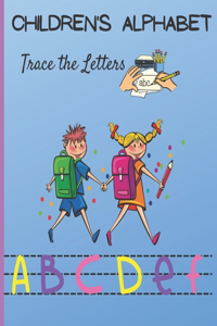 Children's alphabet Trace the Letters