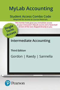 Mylab Accounting with Pearson Etext -- Combo Access Card -- For Intermediate Accounting