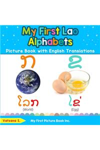 My First Lao Alphabets Picture Book with English Translations