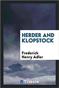 HERDER AND KLOPSTOCK