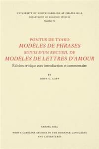 Pontus de Tyard, Modèles de phrases suivis d'un recueil de modèles de lettres d'amour