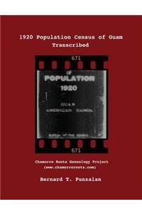 1920 Population Census of Guam