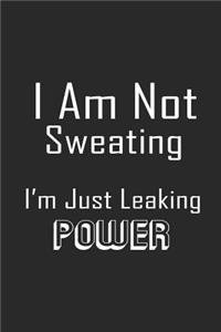 I Am Not Sweating I'm Just Leaking Power