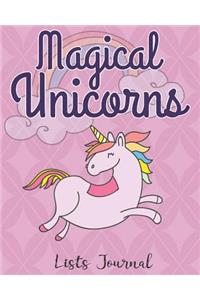 Magical Unicorns Lists Journal