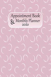 Appointment Book Monthly Planner 2020