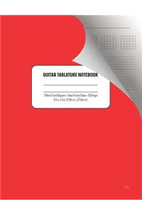 Guitar Tablature Notebook