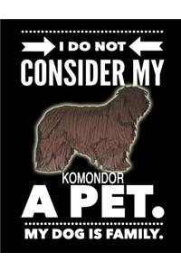 I Do Not Consider My Komondor A Pet.