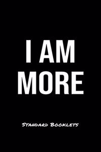 I Am More Standard Booklets