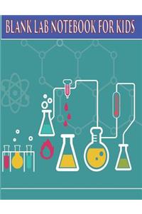 Blank Lab Notebook for Kids