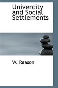 Univercity and Social Settlements