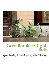 Counsel Upon the Reading of Book
