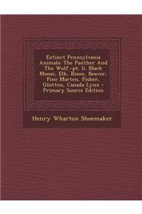 Extinct Pennsylvania Animals