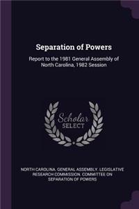 Separation of Powers