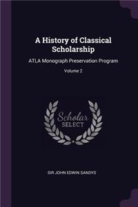 History of Classical Scholarship