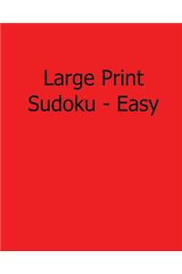 Large Print Sudoku - Easy