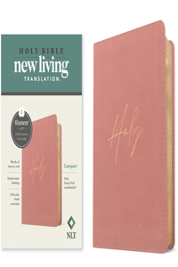 NLT Compact Bible, Filament-Enabled Edition (Leatherlike, Holy Dusty Pink, Red Letter)