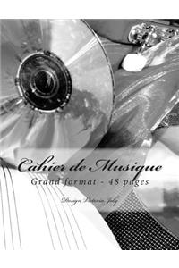 Cahier de Musique Grand format 48 pages