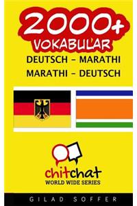 2000+ Deutsch - Marathi Marathi - Deutsch Vokabular