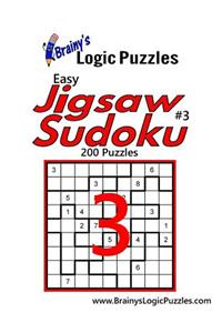 Brainy's Logic Puzzles Easy Jigsaw Sudoku #3