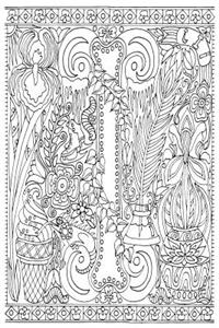 Color My Cover Journal - Creative Alphabet - I