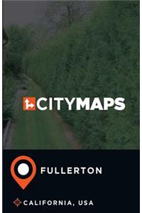 City Maps Fullerton California, USA