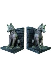 Game of Thrones Direwolf Bookends