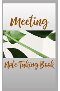 Meeting Note Taking Book