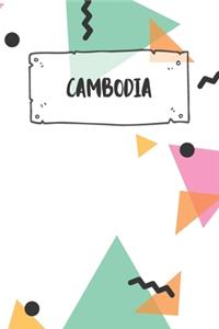 Cambodia: Ruled Travel Diary Notebook or Journey Journal - Lined Trip Pocketbook for Men and Women with Lines