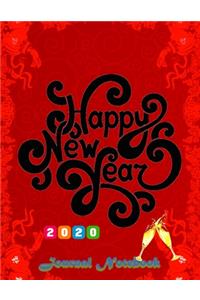Happy New Year 2020 Journal Notebook