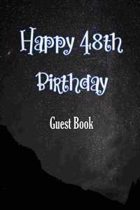 Happy 48th Birthday Guest Book