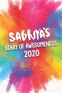 Sabriya's Diary of Awesomeness 2020